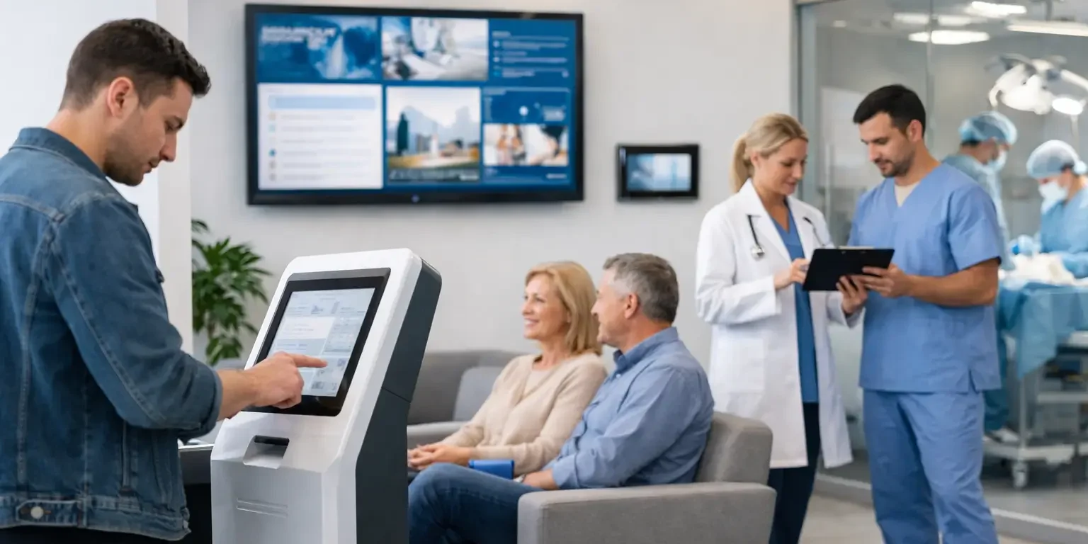 Gestión centralizada de contenidos en pantallas