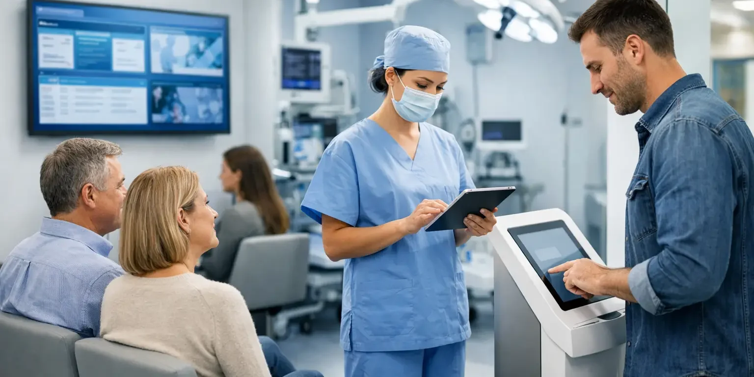 Pantallas informativas para hospitales útiles