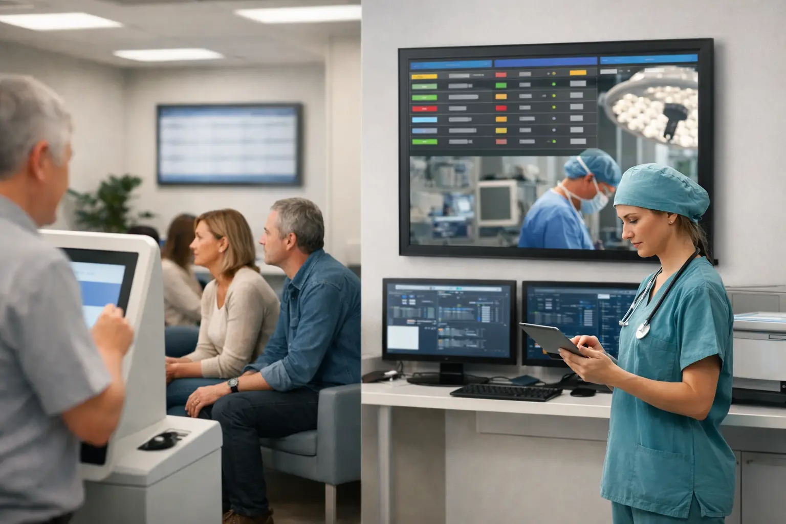 Tablero de estado para cirugía: qué resuelve