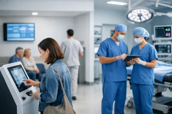 Operación hospitalaria con baja intervención