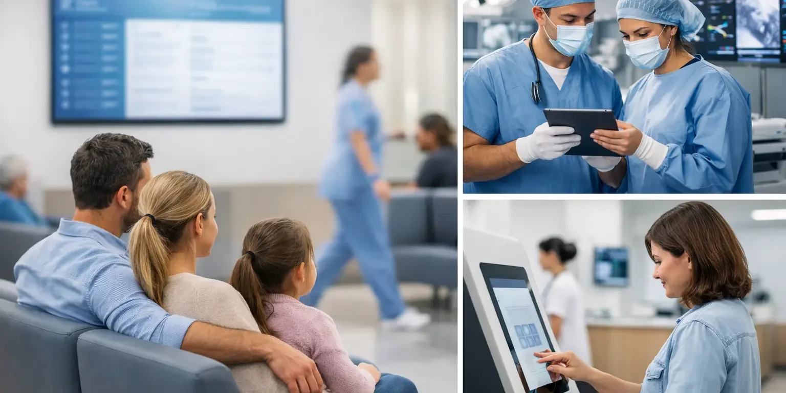 Beneficios de visibilidad operativa en hospitales