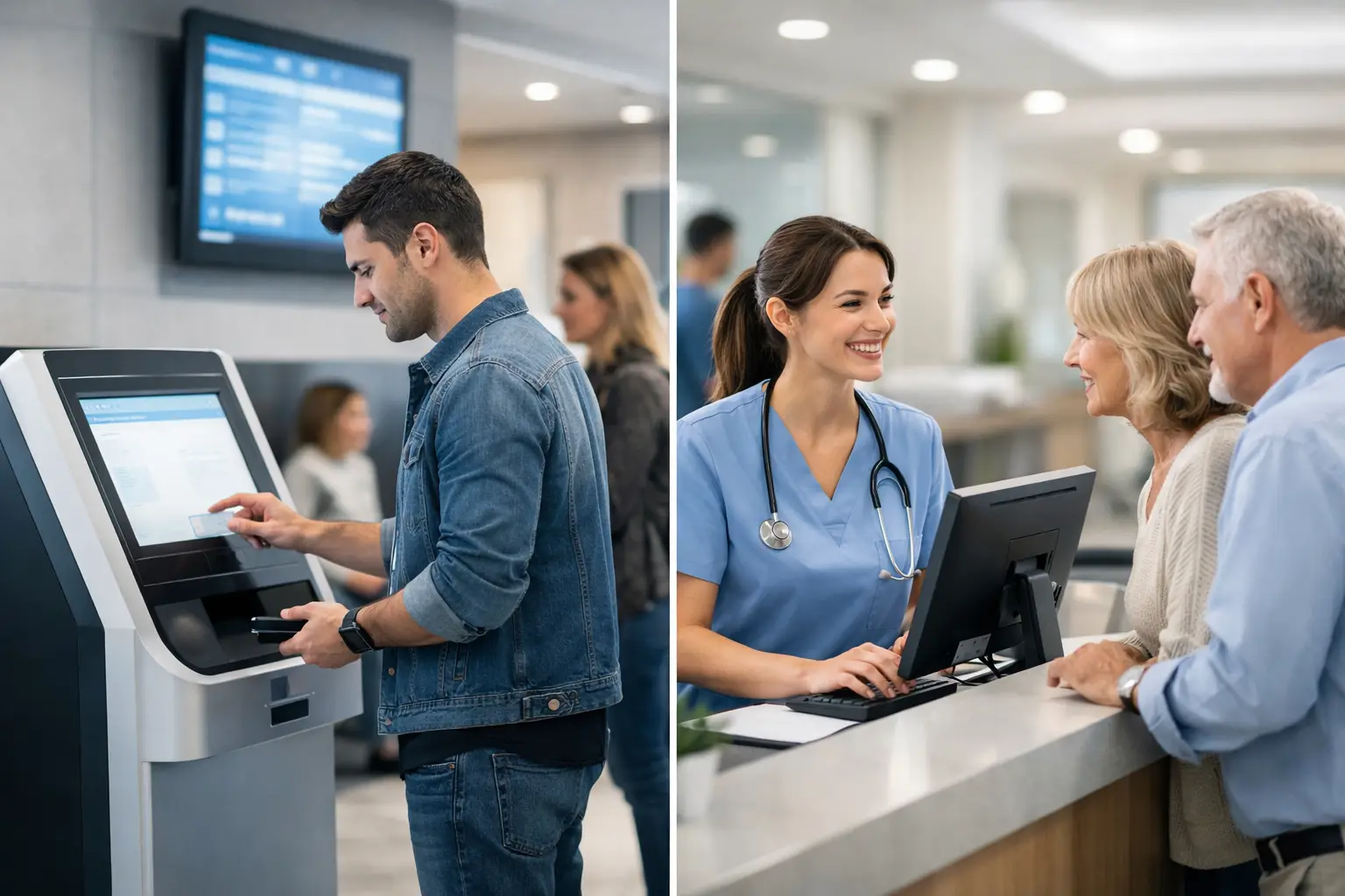 Mensajes automatizados vs. recepción hospitalaria