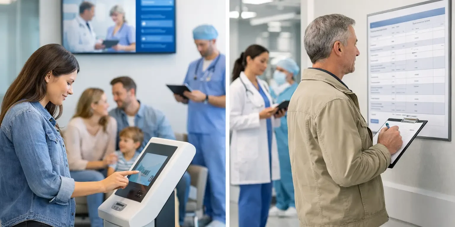 Señalización digital vs cartelería impresa médica Señalización digital vs cartelería impresa médica
