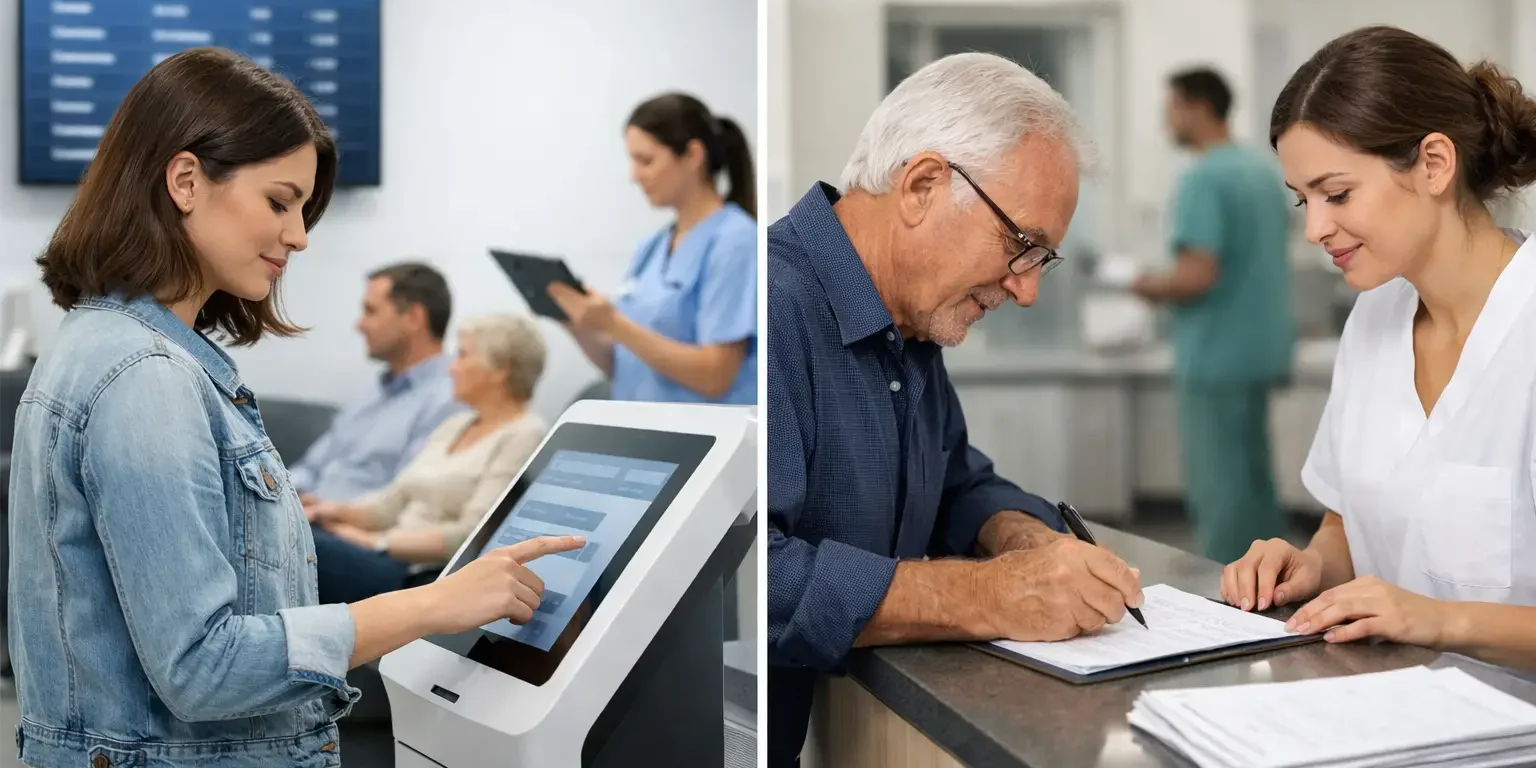 Turnero digital vs lista en papel en hospitales