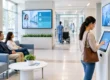 Cómo las pantallas mejoran la orientación hospitalaria