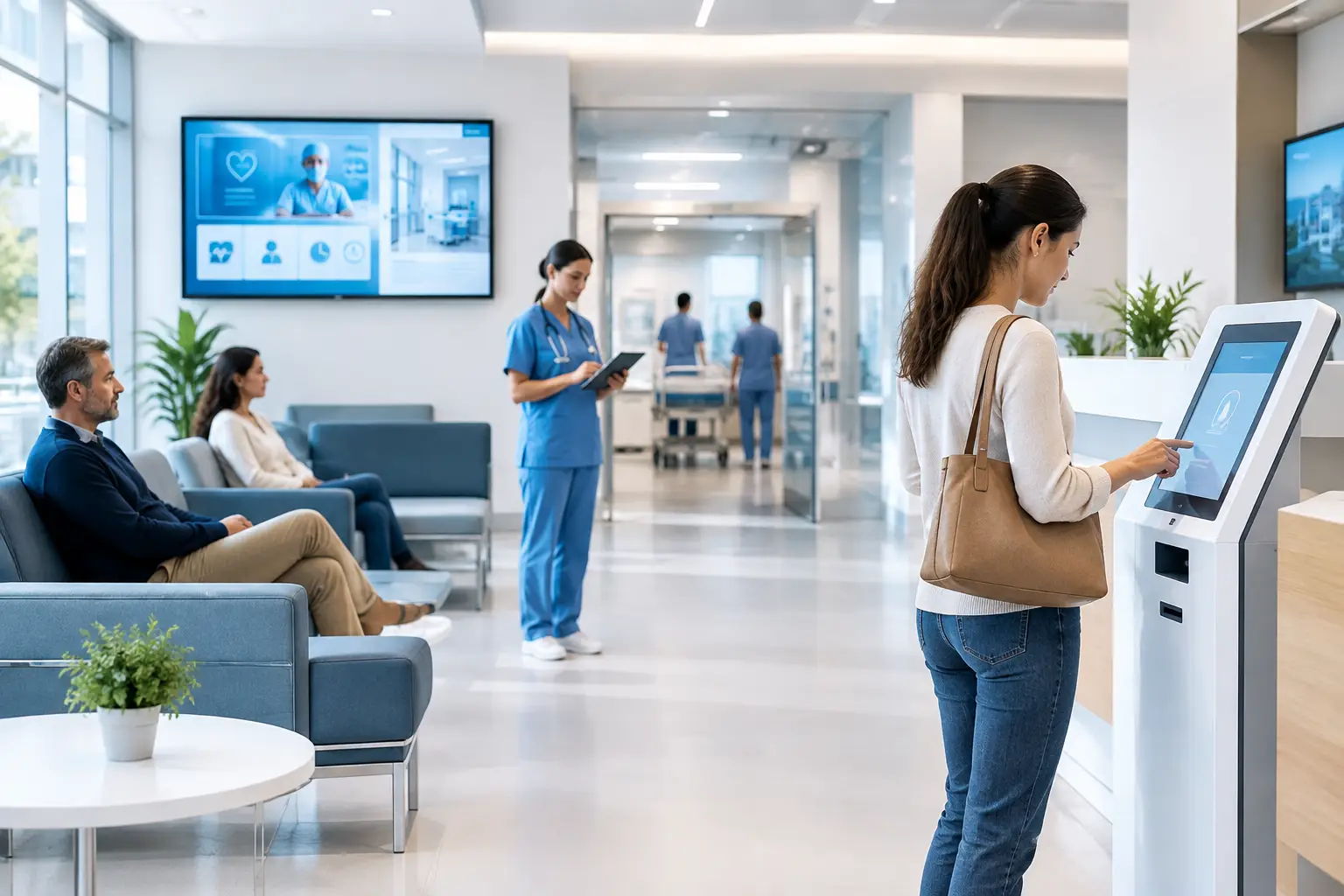 Cómo programar contenido por servicio en hospitales